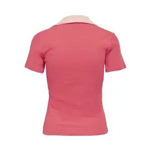 Offenes kurzärmeliges Damen-Poloshirt Only onlnessa image-1