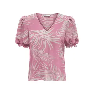 Damen aop kurzarm reg top Only onlnova lux image-0