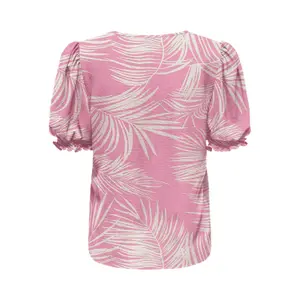 Kurzärmeliges Aop-Top für Frauen Only onlnova life image-1