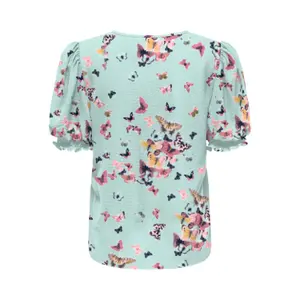 Kurzärmeliges Aop-Top für Frauen Only onlnova life image-1