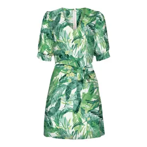 Kurzärmeliges Kleid für Frauen Only onlalma life Aop image-0