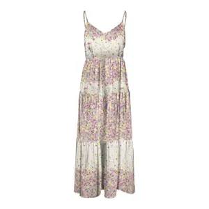 Langes Damenkleid mit Trägern Only onlalma life Aop image-0