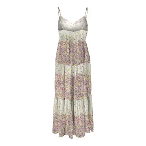 Langes Damenkleid mit Trägern Only onlalma life Aop image-1