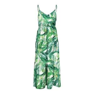 Langes Damenkleid mit Trägern Only onlalma life Aop image-0