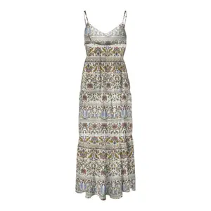 Langes Damenkleid mit Trägern Only onlalma life Aop image-1