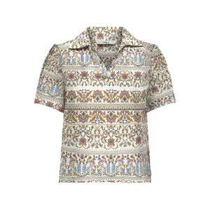 Women's short sleeve top Only onlalma life vis image-0