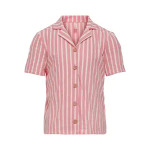 Girl's short sleeve button down top Only konsharon image-0