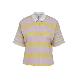 Women's short sleeve polo shirt Only onlluna image-0