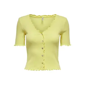 Kurzärmeliges Button-Down-Oberteil für Frauen Only onllaila image-0