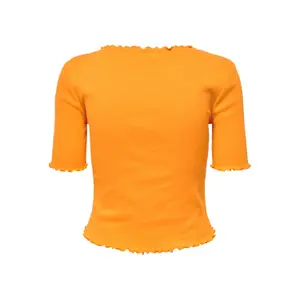 Women's short sleeve button down top Only onllaila image-1