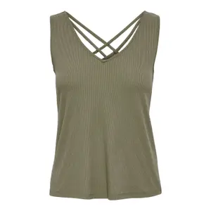 Dames mouwloze v-hals top Only onlmarla image-0