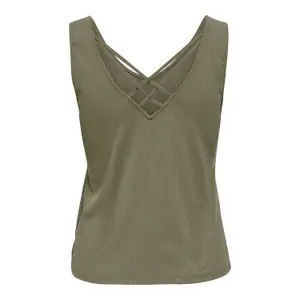 Dames mouwloze v-hals top Only onlmarla image-1