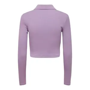 Women's long sleeve polo shirt Only onlluma image-1