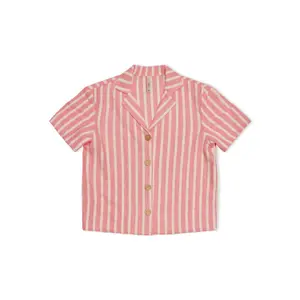 Girl's short sleeve button down top Only komsharon image-0