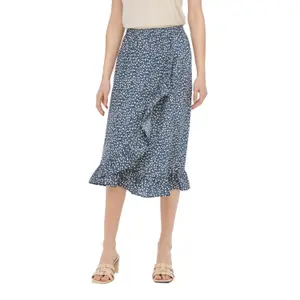 Jupe portefeuille longue femme Only Olivia image-1