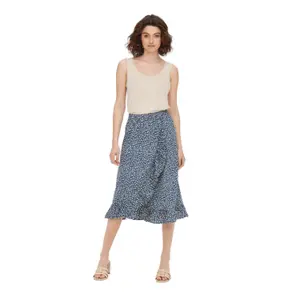 Jupe portefeuille longue femme Only Olivia image-2