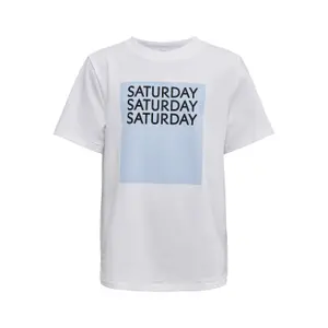 Short-sleeved t-shirt for children Only kobweekday image-0