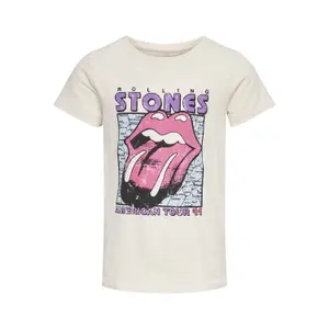 Girl's short sleeve top Only konrolling stones image-0
