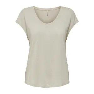 Vrouwen top Only onlinn cap sleeve linnen image-0