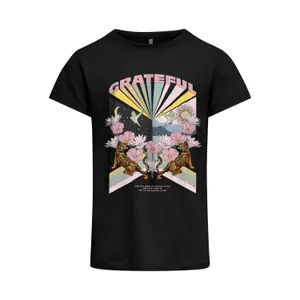 Girl's short sleeve fit t-shirt Only konlucy image-0