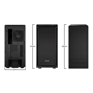 PC-behuizing mt/zonder voeding/atx Be Quiet! Pure base 600 bg021 image-4