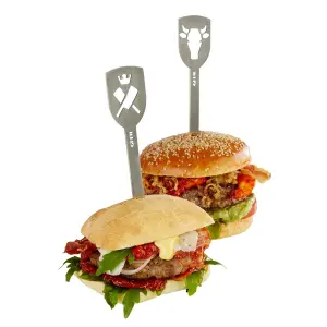 2er-Set Burgerspieße - Stier + Hackbeil Gefu Torro image-2