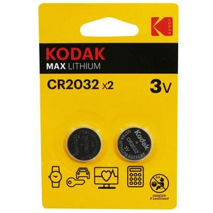 Set di 2 batterie a bottone P2R CR2032 Lithum Kodak image-0