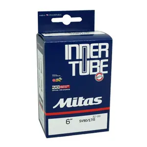 Stroller air chamber schrader valve Mitas 6 x 1 1/4 17°