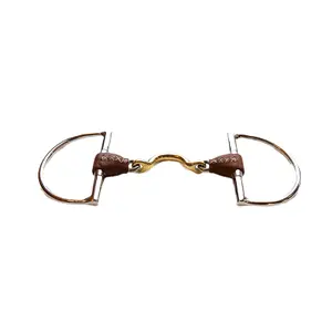 Mors Verdun for Horse Tongue Passage Covered in Leather Jump'In US image-0