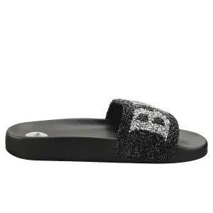 Pantoletten für Damen Buffalo joelle black glitter image-1