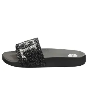 Pantoletten für Damen Buffalo joelle black glitter image-2