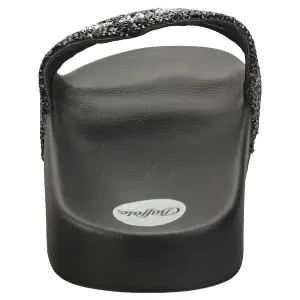 Pantoletten für Damen Buffalo joelle black glitter image-4