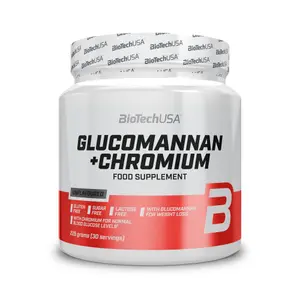 Complemento alimenticio Biotech USA Glucomannan + Chromium image-0