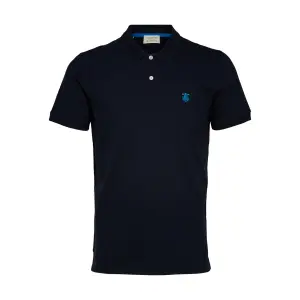 Poloshirt met korte mouwen Selected Aro embroidery image-0