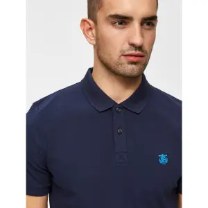 Poloshirt met korte mouwen Selected Aro embroidery image-6