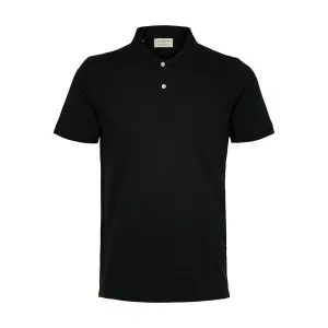 Kurzarm-Poloshirt Selected Aro embroidery image-0