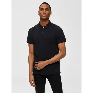Kurzarm-Poloshirt Selected Aro embroidery image-2