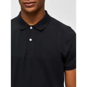 Kurzarm-Poloshirt Selected Aro embroidery image-6