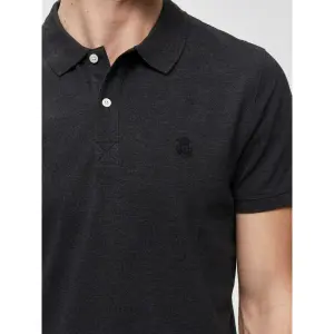 Kurzarm-Poloshirt Selected Aro embroidery image-6