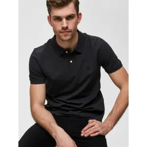 Kurzarm-Poloshirt Selected Aro embroidery image-2