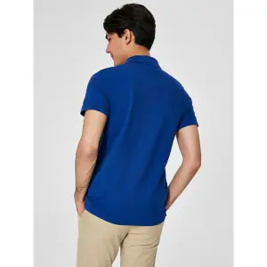 Poloshirt met korte mouwen Selected Aro embroidery image-4