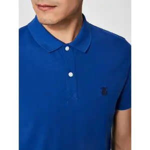 Poloshirt met korte mouwen Selected Aro embroidery image-5