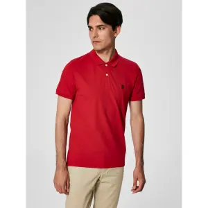 Poloshirt met korte mouwen Selected Aro embroidery image-2