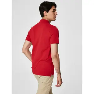 Poloshirt met korte mouwen Selected Aro embroidery image-4