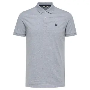 Poloshirt met korte mouwen Selected Aro embroidery image-0