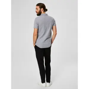 Poloshirt met korte mouwen Selected Aro embroidery image-5