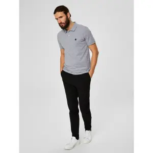 Poloshirt met korte mouwen Selected Aro embroidery image-2