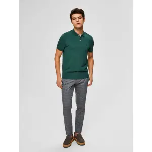 Kurzarm-Poloshirt Selected Aro embroidery image-2