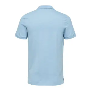 Kurzarm-Poloshirt Selected Aro embroidery image-4