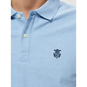 Kurzarm-Poloshirt Selected Aro embroidery image-6